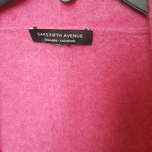 Cashmere Cardigan Saks Fifth Avenue Black Label - Picture 8 of 13